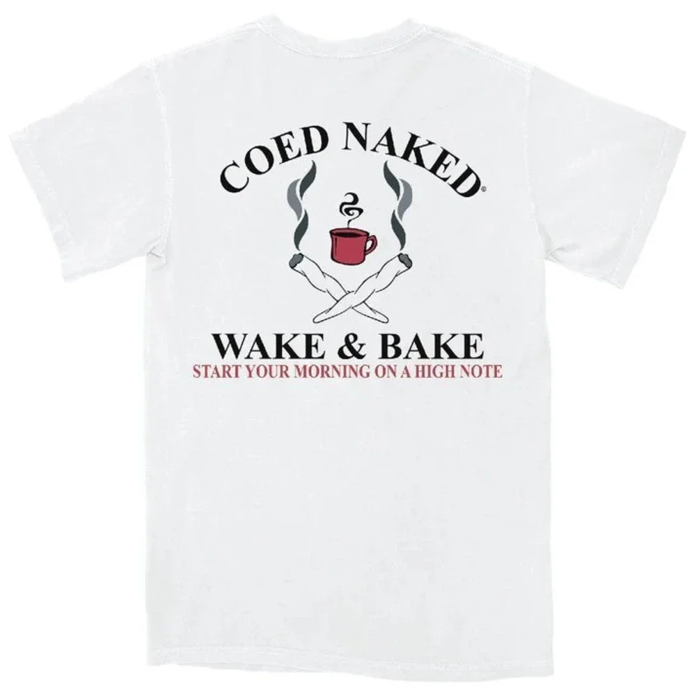 COED Naked Wake & Bake T-Shirt, Size Medium